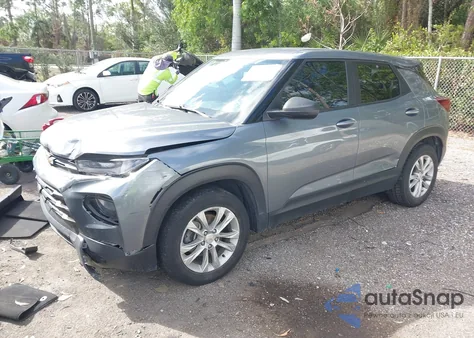 2021 Chevrolet Trailblazer Fwd Ls из США, поврежденный, VIN KL79MMS22MB124960